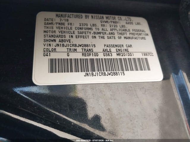 2018 NISSAN ROGUE SPORT SL 9