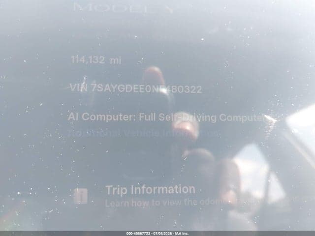 2022 TESLA MODEL Y LONG RANGE DUAL MOTOR ALL-WHEEL DRIVE 7
