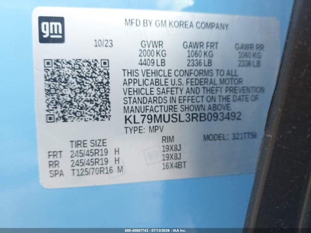 2024 CHEVROLET TRAILBLAZER AWD RS 9