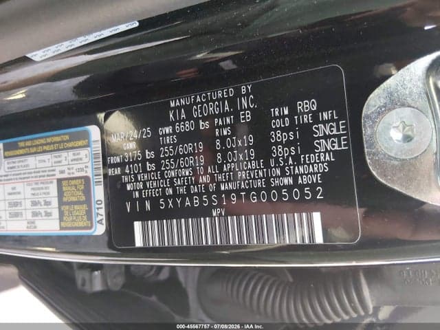 2026 KIA EV9 LIGHT LONG RANGE 9