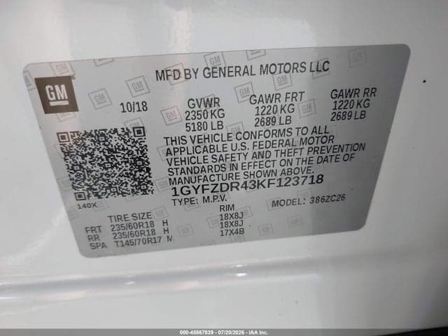 2019 CADILLAC XT4 PREMIUM LUXURY 9