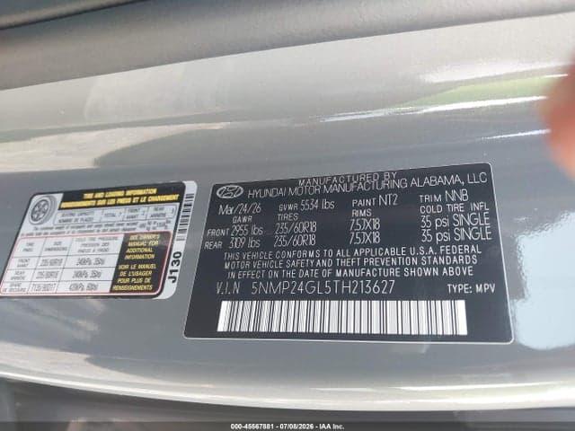 2026 HYUNDAI SANTA FE SEL 9