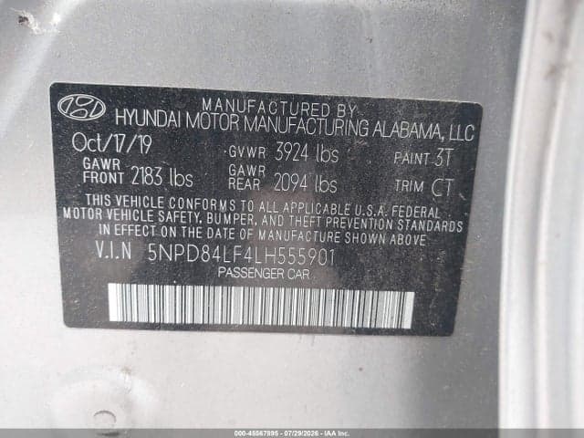 2020 HYUNDAI ELANTRA SEL 9