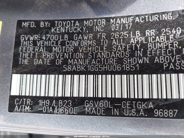 2017 LEXUS ES 350 9