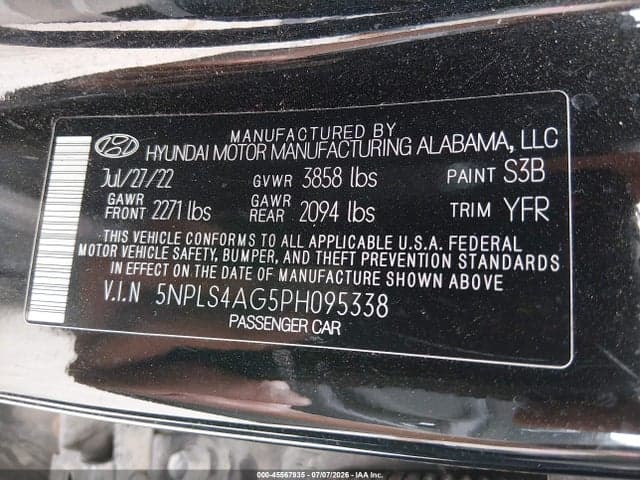 2023 HYUNDAI ELANTRA SEL 9