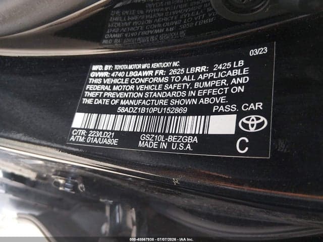 2023 LEXUS ES 350 9