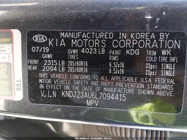 2020 KIA SOUL LX 9