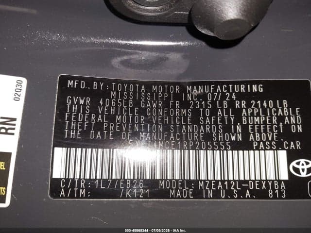 2024 TOYOTA COROLLA XSE 9