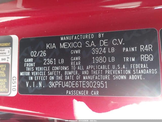 2026 KIA K4 EX 9