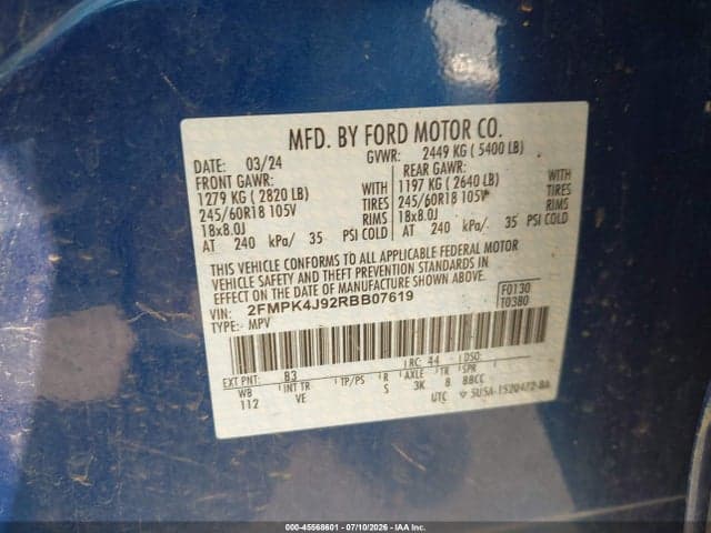 2024 FORD EDGE SEL 9