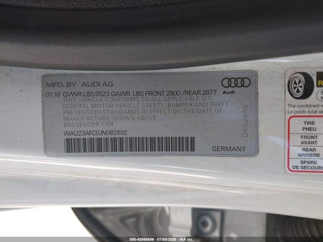 2018 AUDI A7 3.0T PREMIUM PLUS 9