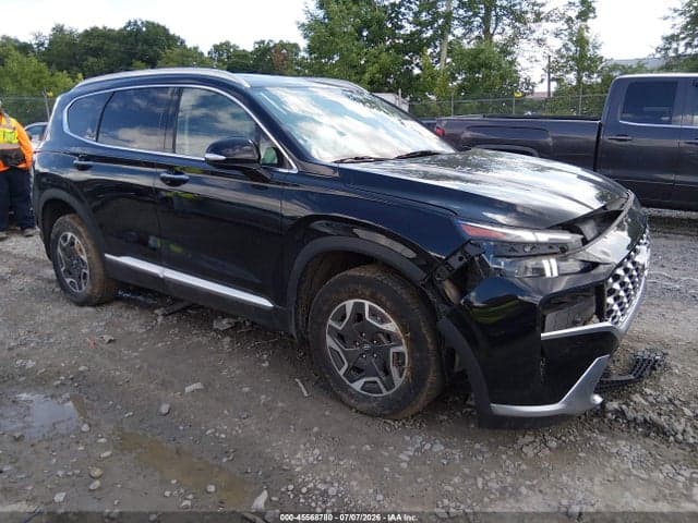 2022 HYUNDAI SANTA FE HYBRID BLUE - 1