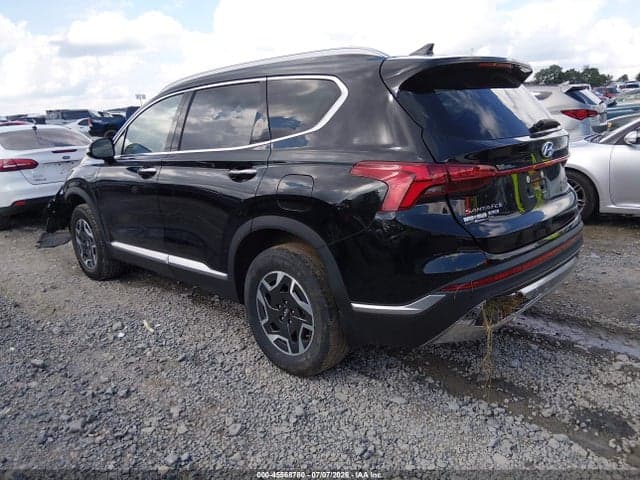 2022 HYUNDAI SANTA FE HYBRID BLUE 3