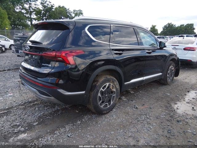 2022 HYUNDAI SANTA FE HYBRID BLUE 4