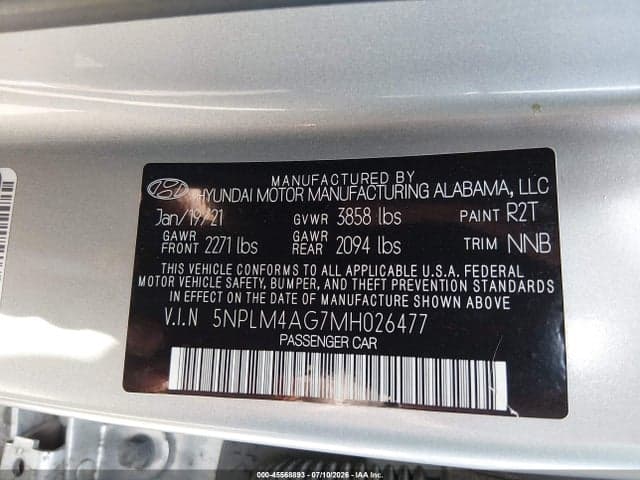2021 HYUNDAI ELANTRA SEL 9