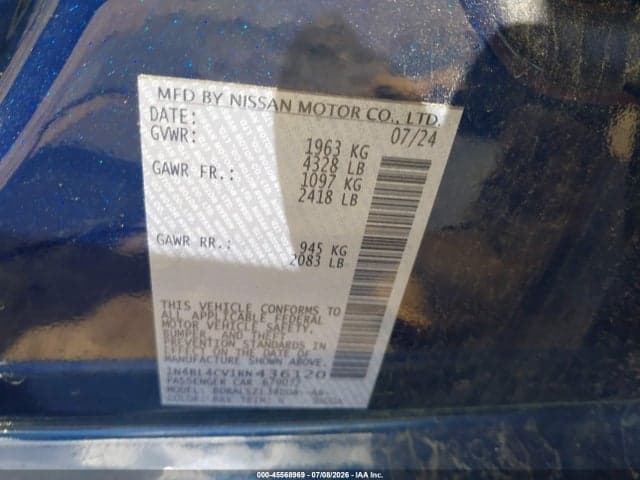 2024 NISSAN ALTIMA SR FWD 9