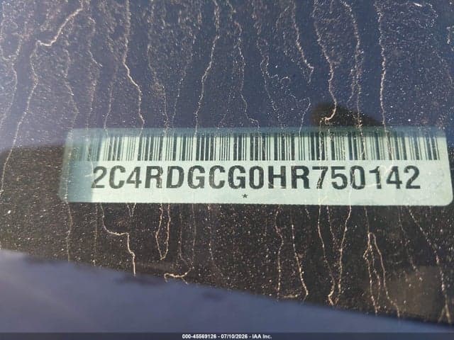 2017 DODGE GRAND CARAVAN SXT 9