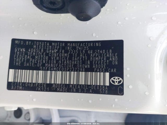 2025 TOYOTA COROLLA SE 9