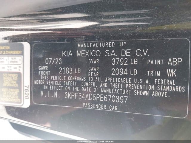 2023 KIA FORTE GT-LINE 9