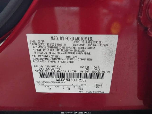2020 FORD ECOSPORT TITANIUM 9