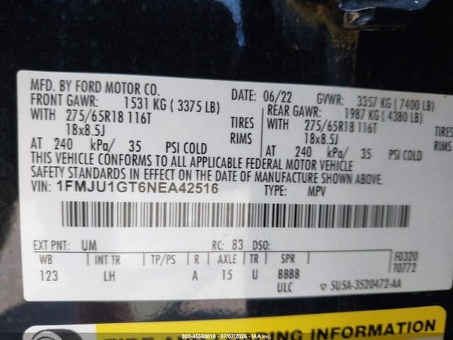2022 FORD EXPEDITION XL 10