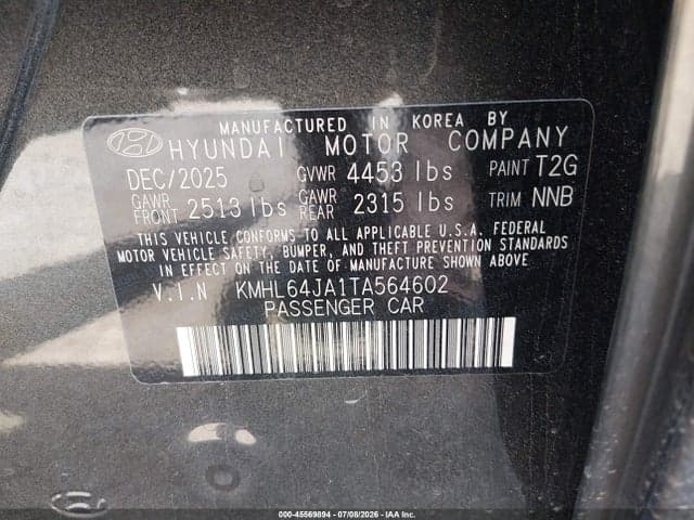 2026 HYUNDAI SONATA SEL SPORT 9