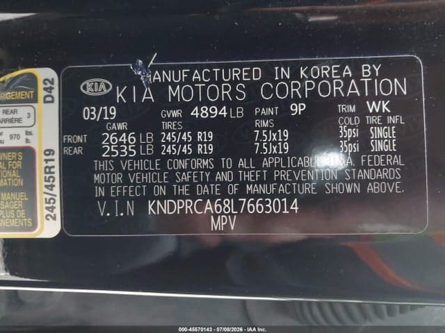 2020 KIA SPORTAGE SX TURBO 9