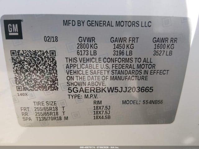 2018 BUICK ENCLAVE ESSENCE 9