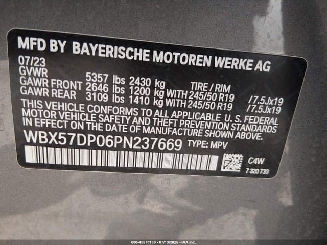 2023 BMW X3 XDRIVE30I 9