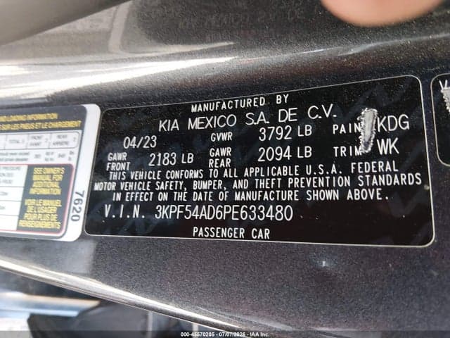 2023 KIA FORTE GT-LINE 9