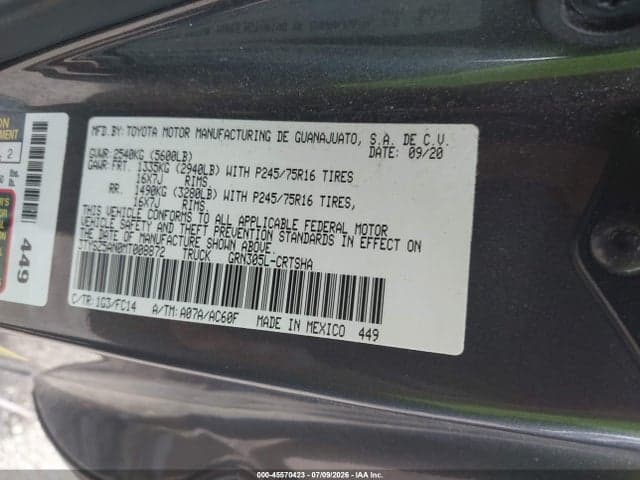 2021 TOYOTA TACOMA SR5 V6 9