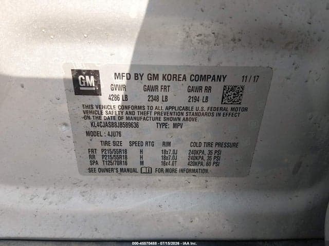 2018 BUICK ENCORE PREFERRED 9