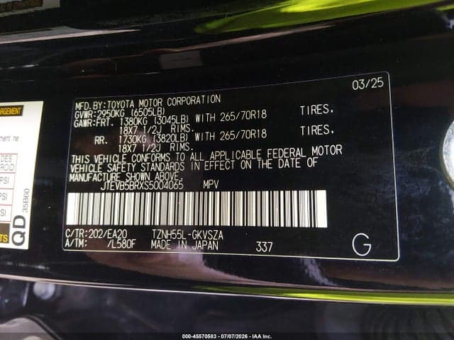 2025 TOYOTA 4RUNNER HYBRID TRD OFF ROAD PREMIUM 9