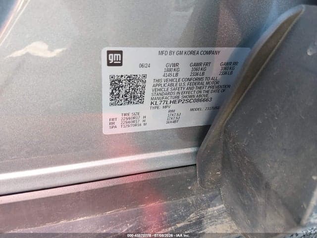 2025 CHEVROLET TRAX FWD LT 9