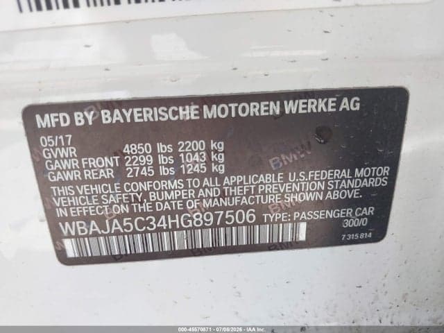 2017 BMW 530I 9
