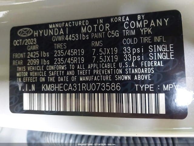 2024 HYUNDAI KONA LIMITED 9