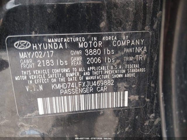 2018 HYUNDAI ELANTRA SE 9