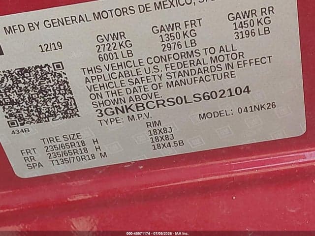 2020 CHEVROLET BLAZER FWD 2LT 9