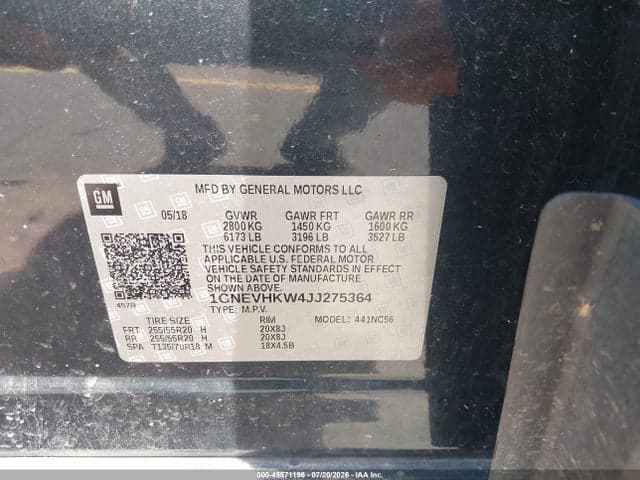 2018 CHEVROLET TRAVERSE LT LEATHER 9