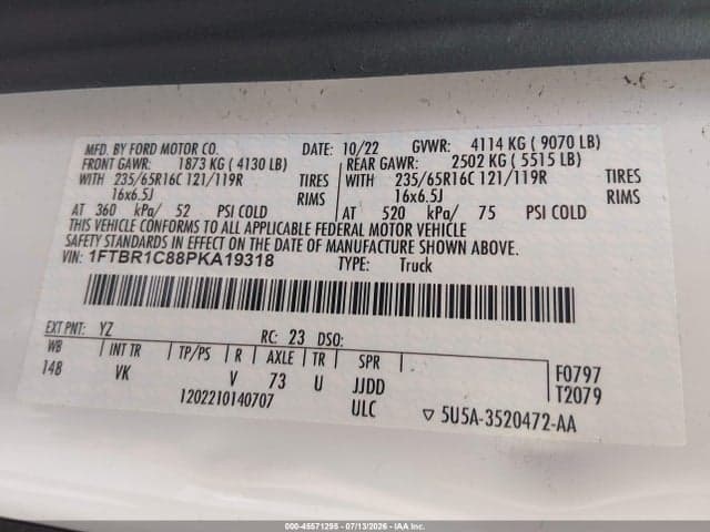 2023 FORD TRANSIT-250 9