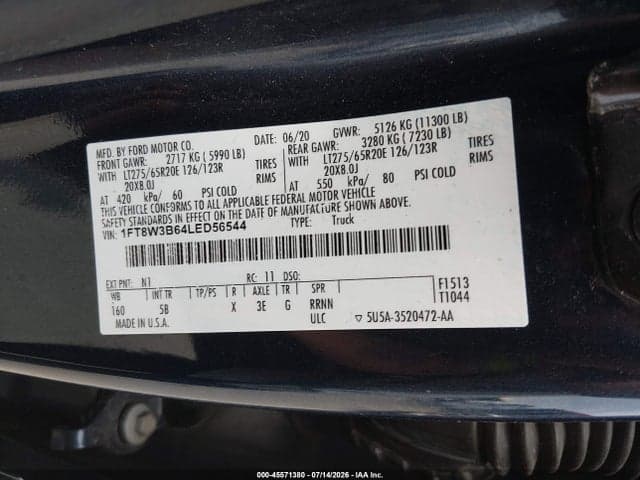 2020 FORD F-350 LARIAT 9