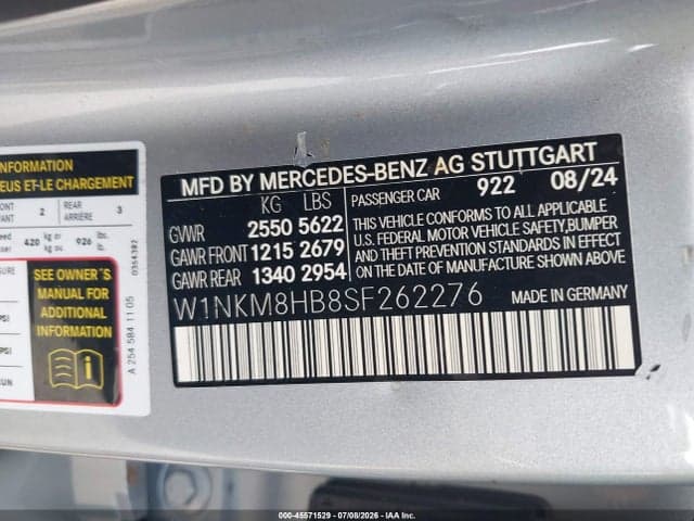 2025 MERCEDES-BENZ AMG GLC 43 4MATIC 9