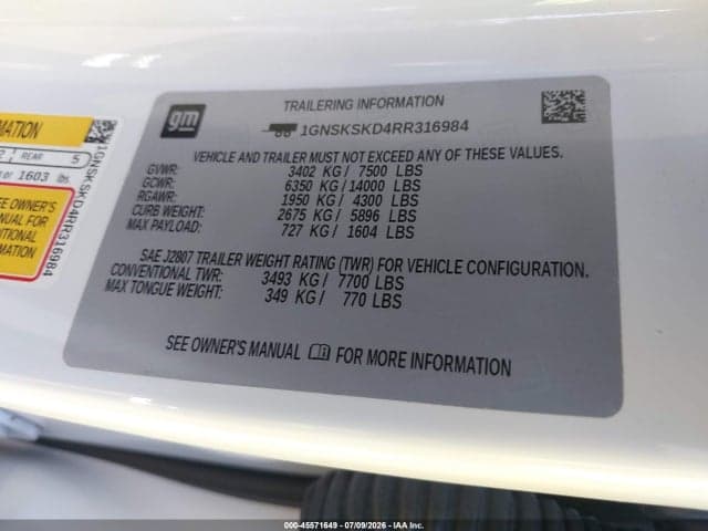 2024 CHEVROLET TAHOE 4WD PREMIER 9