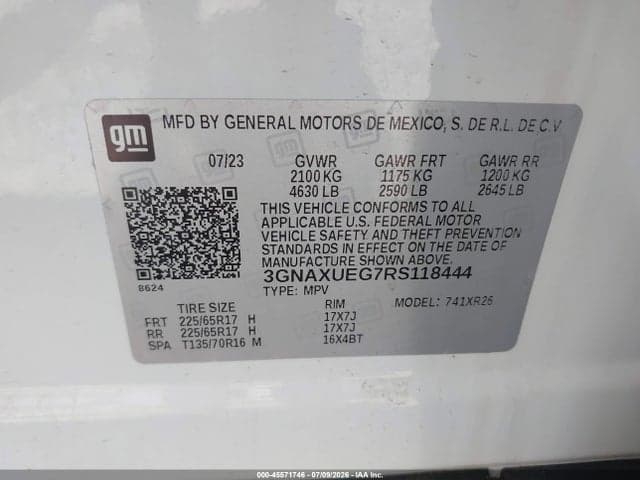 2024 CHEVROLET EQUINOX AWD LT 9