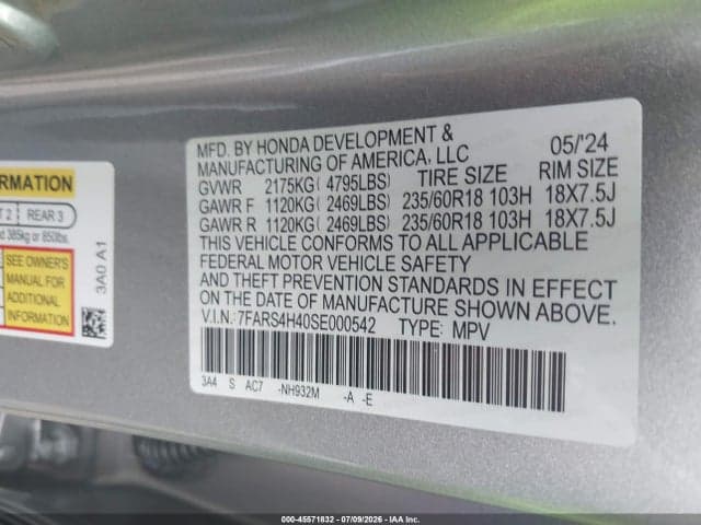 2025 HONDA CR-V EX AWD 9