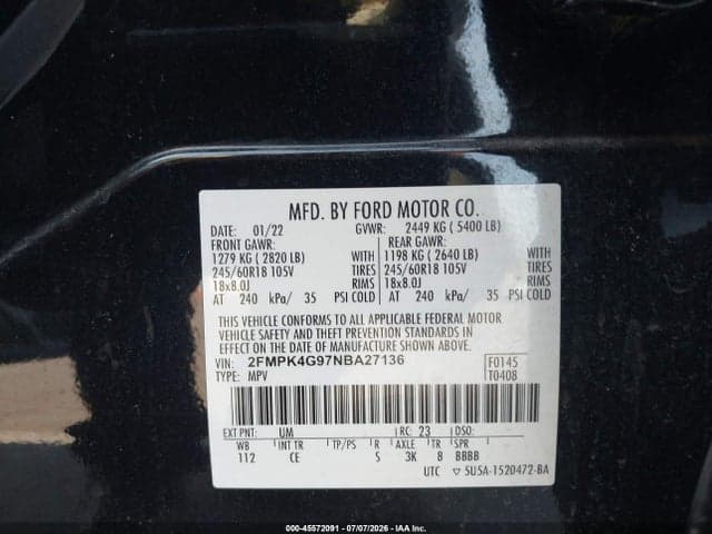 2022 FORD EDGE SE 10