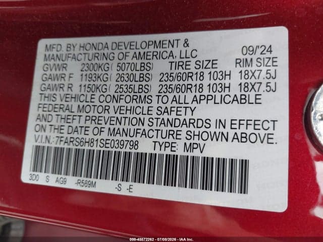 2025 HONDA CR-V HYBRID SPORT-L 9