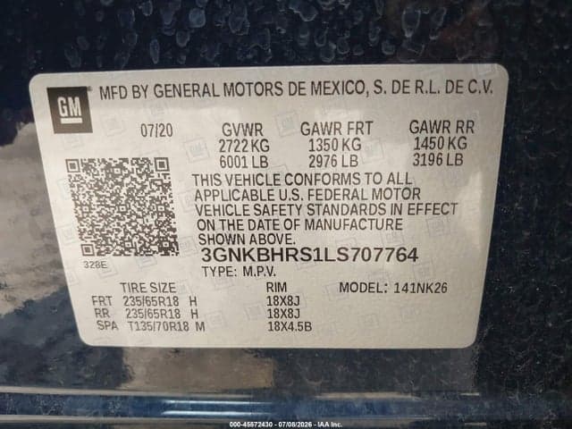 2020 CHEVROLET BLAZER AWD 2LT 9