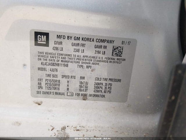 2017 BUICK ENCORE PREFERRED 9