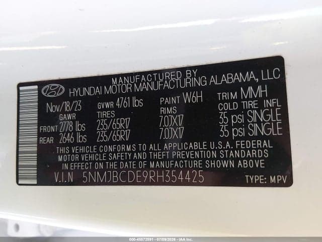 2024 HYUNDAI TUCSON SEL 9